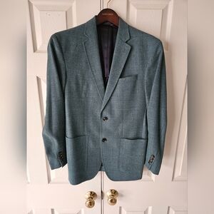 Ted Baker Unconstructed Teal Blazer